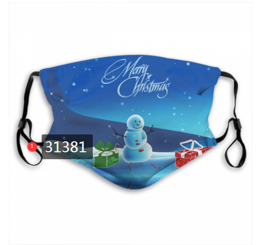 2020 Merry Christmas Dust mask with filter 42->mlb dust mask->Sports Accessory
